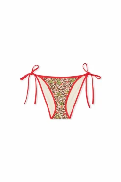 Bikini wiązane w panterkę