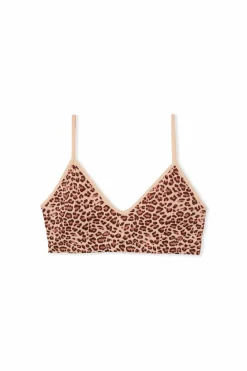 Biustonosz bralette z dekoltem V