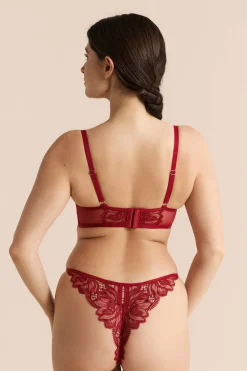 Biustonosz bustier z gipiury