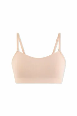 Biustonosz typu bandeau z bawełny