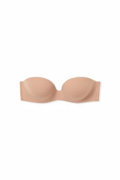 Biustonosz typu bandeau z mikrofibry