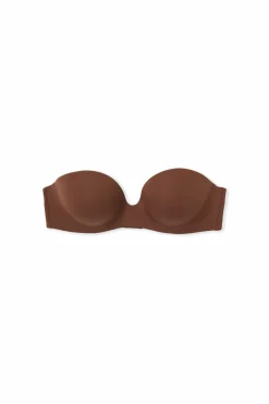 Biustonosz typu bandeau z mikrofibry