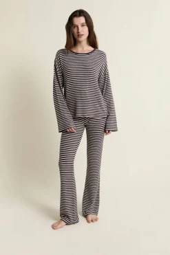 Bluza piżamowa w paski