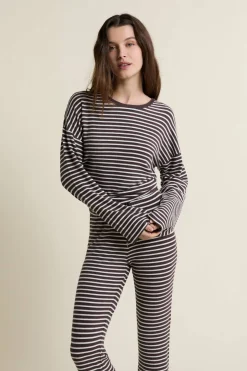 Bluza piżamowa w paski