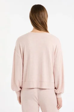 Bluza piżamowa z dekoltem V