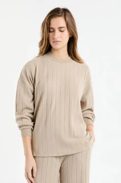 Bluza piżamowa z okrągłym dekoltem