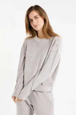 Bluza piżamowa z okrągłym dekoltem