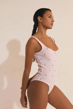 Body z bawełny pointelle