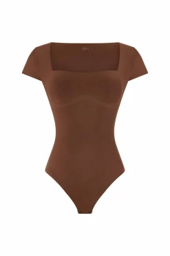Body z krótkimi rękawami ze zdejmowanymi wkładkami