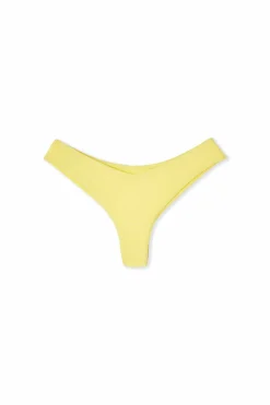 Dół od bikini brazylijskiego high leg satynowy