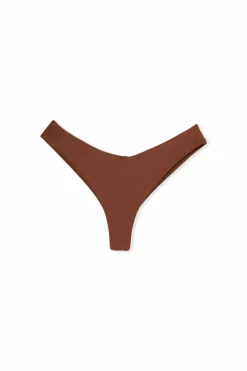 Dół od bikini typu high leg z satynowym wykończeniem - Etam x Hôtel Mahfouf