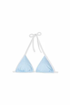 Góra od bikini trójkątna w wzory do wiązania