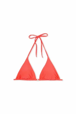 Haut de maillot de bain triangle satiné
