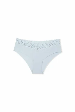 Hipster V-shape z mikrofibry i koronki
