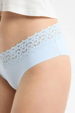 Hipster V-shape z mikrofibry i koronki
