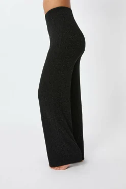 Legginsy o szerokim kroju z opalizującym efektem