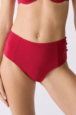 Majtki bikini z wysokim stanem dół od stroju kąpielowego Marcia Wear x Etam