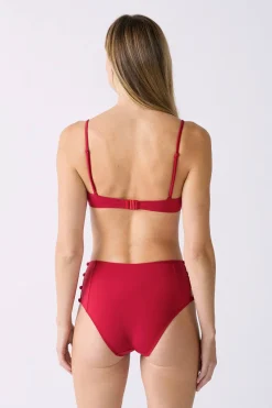 Majtki bikini z wysokim stanem dół od stroju kąpielowego Marcia Wear x Etam