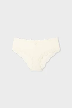 MAJTKI BIODRÓWKI Z BRZEGAMI Z KORONKI GRAFICZNEJ