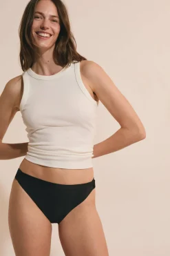 Majtki menstruacyjne zapinane po bokach na haftki z regulacją - obfite krwawienie