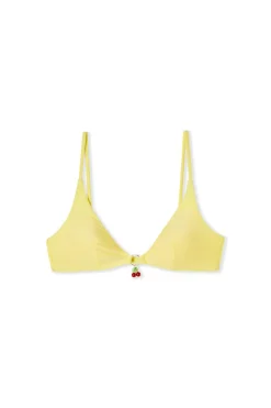 Satyna bikini trójkąt z zawieszką