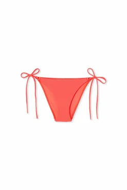 Satynowe figi bikini wiązane