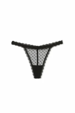 Stringi z koronką