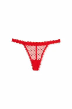 Stringi z koronką