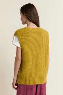Sweter bez rękawów