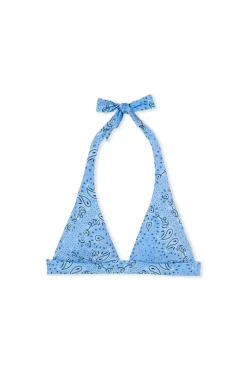 Trójkątna góra od bikini we wzory