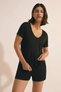 T-shirt z krótkimi rękawami 100% lnu