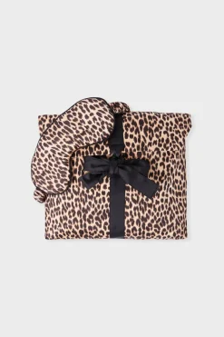 Zestaw piżama 2-częściowa we wzory z maską